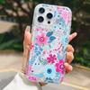 Colorful Floral Transparent Phone Case for  Mi 11 Lite 5G NE 14 13T 13 12T 12 Poco F5 X5 X3 X6 Pro Shockproof TPU Cover