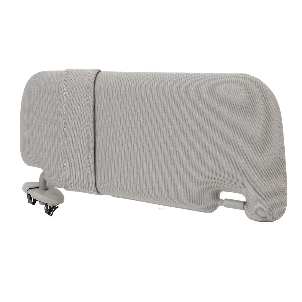 Sun Visor Fabric Grey Sun Shielding Visor Mirror with Makeup Mirror Replacement for Toyota Corolla 2007 To 2013 Left