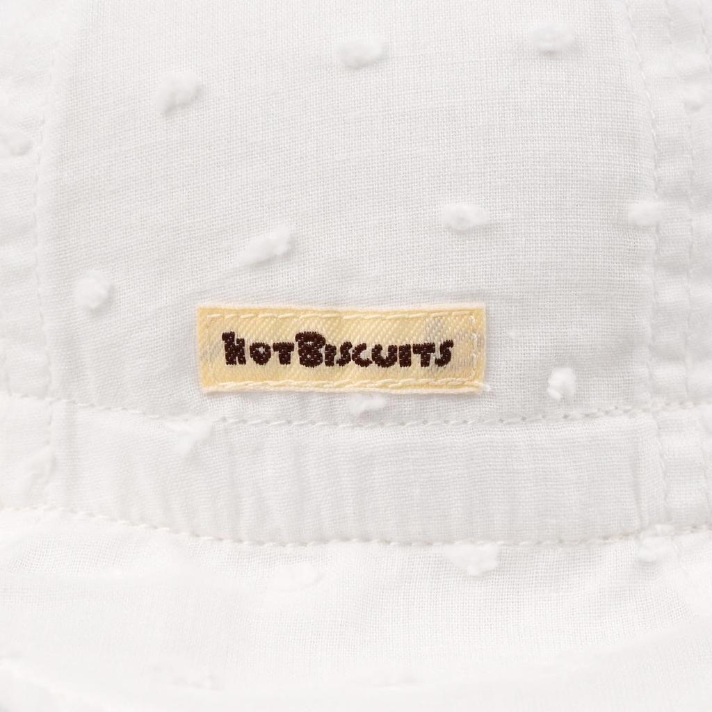 [MIKIHOUSE HOT BISCUITS] Tulip Hat, Hat for Boys and Girls, Baby, Children's Clothing, White, SS (44-48cm) 72-9108-687