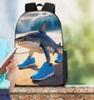 17 Inch Primary And Secondary School Schoolbag 3D Digital Color Printing Diy Backpack Oxford Cloth Backpack Printing