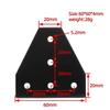 1Pcs 90 Degree Corner Angle Bracket  for Industrial Aluminum Frame 3D Printer Router