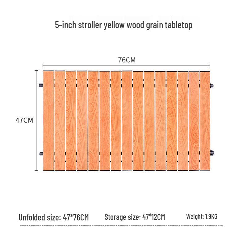 Collapsible Outdoor RV Camp Trolley - Compact Handcart for Express Delivery and Gathering Essentials