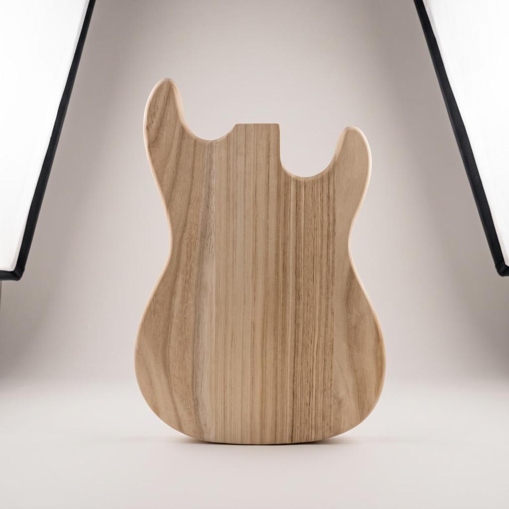 Electric Guitar Body Blank Paintable for Custom Builds, Luthiers
