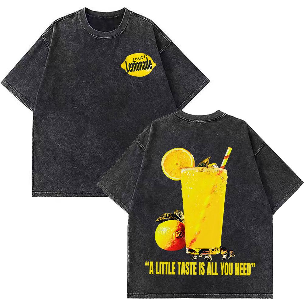 Louis Tomlinson Lemonade Tour Merch Vintage Washed T Shirt Unisex Summer Fashion Tshirts Oversized Aesthetic Trendy Tshirts