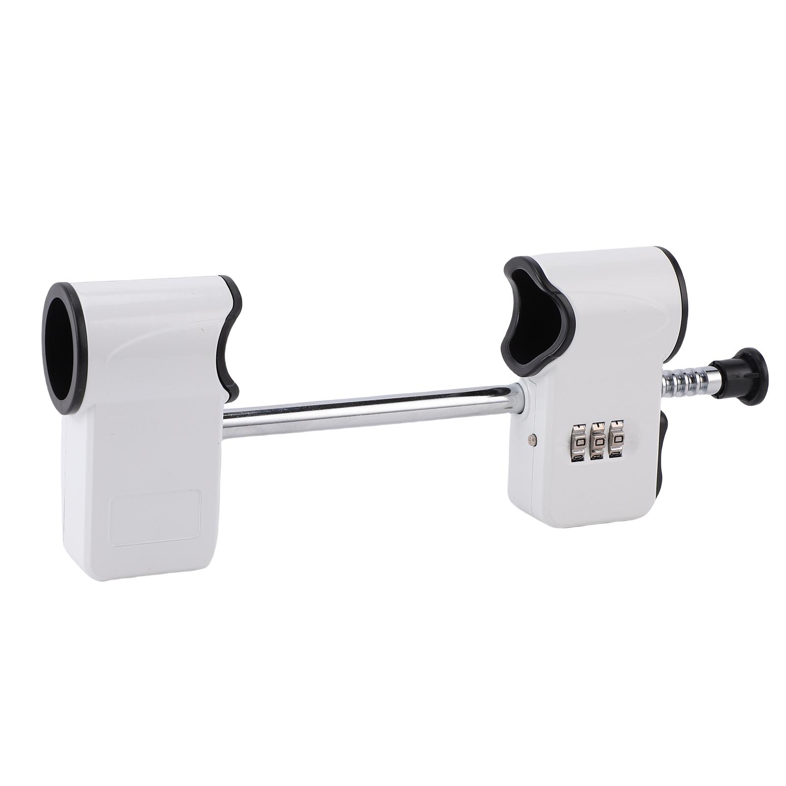 

Double Door Lock 3 Digit Password Retractable Rod Alloy Steel French Door Lockout Device for Home