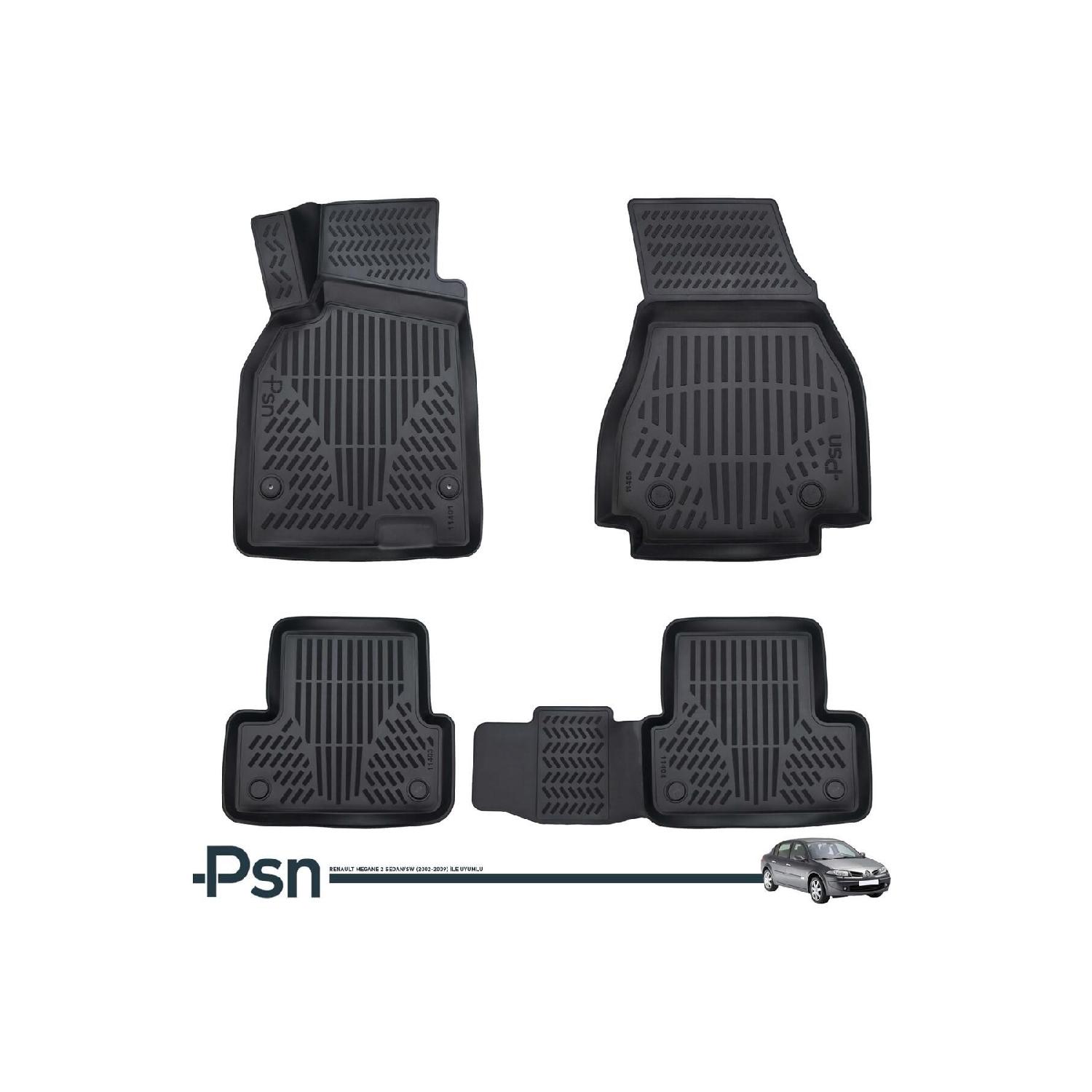 

Совместим с Renault Megane 2 Sedan/sw. (2002-2009 гг.) - Напольный коврик для конкретного автомобиля