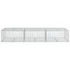 Gabion with Lid 300 X 100 X 50 Cm Galvanized Iron