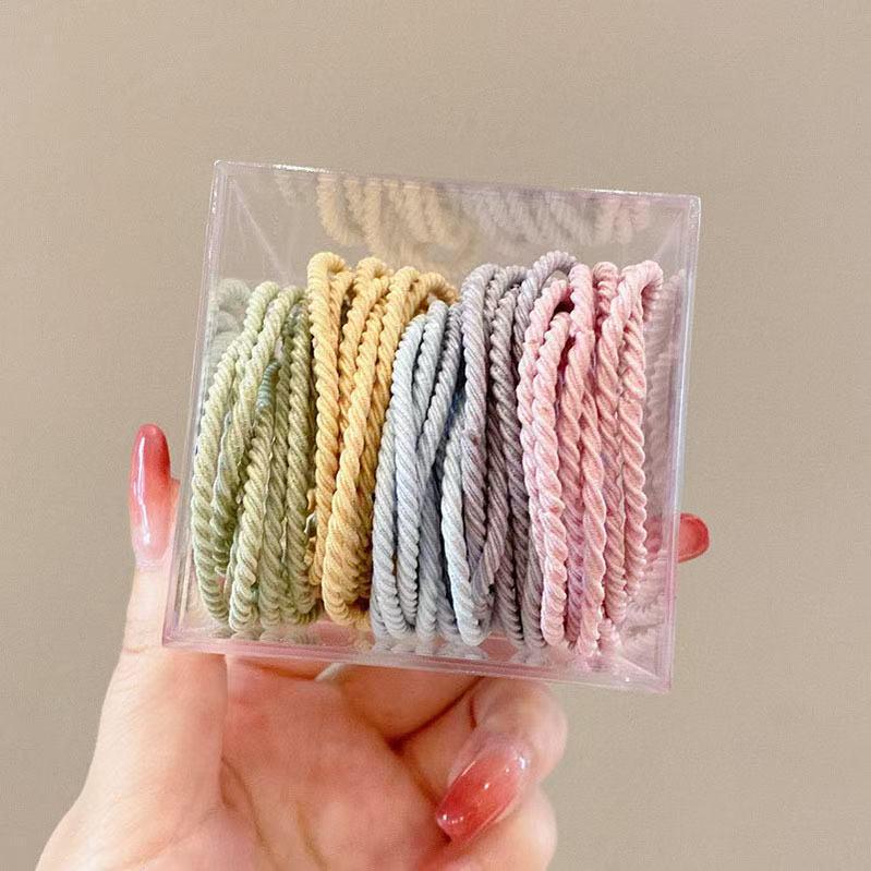 Koreanischer Stil Dünnes Haargummi: Einfaches Damen-Stirnband mit kleinem Gummiband für einen schicken Look