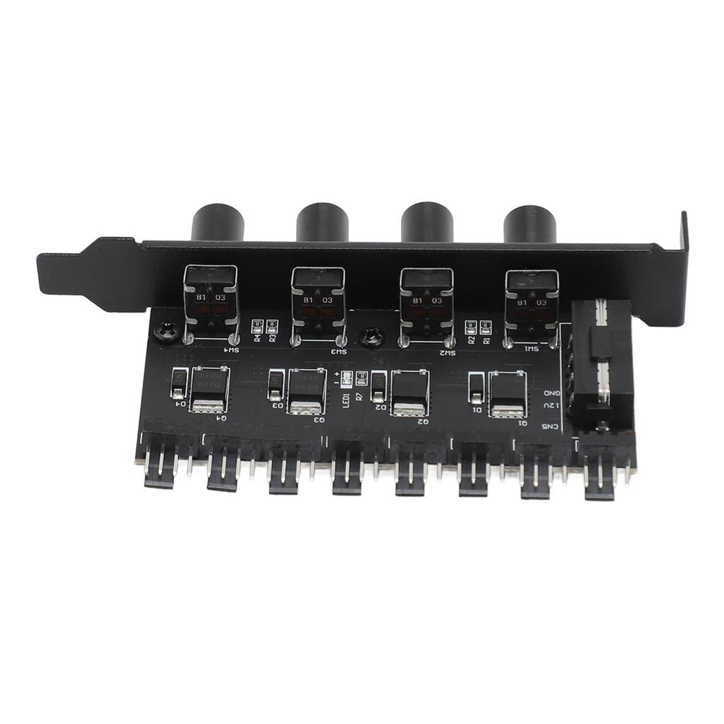 3PIN4PIN 4 Butoane Controler Viteză Ventilator Răcire PC 8 Canale Hub Ventilatoare pentru Carcasă CPU HDD VGA Ventilator PWM 12V