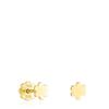 [TOUS] 18K Gold Basic Flower Earrings 1003595600