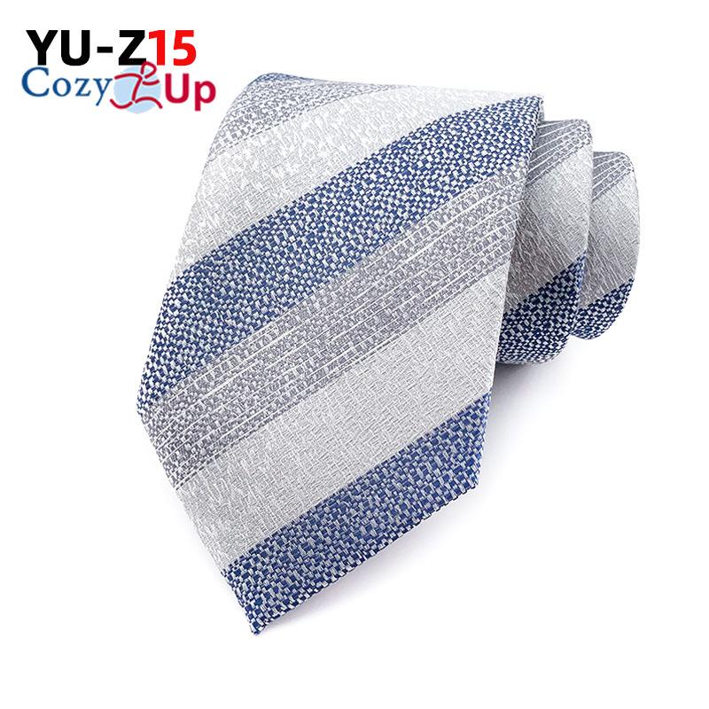 Cravatta da uomo con motivo PaisleyTies a righe alla moda da 3,15 pollici per matrimonio