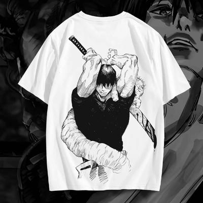 Hot Japanese Anime Jujustu Men T-shirts Street Sprots Oversized T-shirts Casual Cotton Short Sleeve High Quality Female Male Top