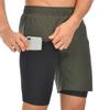 Men Running Shorts Jogging Gym Fitness Training Quick Dry 2 In 1 Beach Short Pants Male Summer Sports Workout Bottoms Clothing