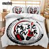 Music Comforter Cover Collection Cool Colorful Headset Bed Cover Collection Kids Boys Girls Bed Cover Collection Music Queen Dimension King Size Size