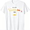 Vu Db Audio Meter T Shirt Unisex Unisex Short Sleeve Retro Sound Level Gauge Studio Engineer Graphic Crew Neck Cotton Music Fan Tee