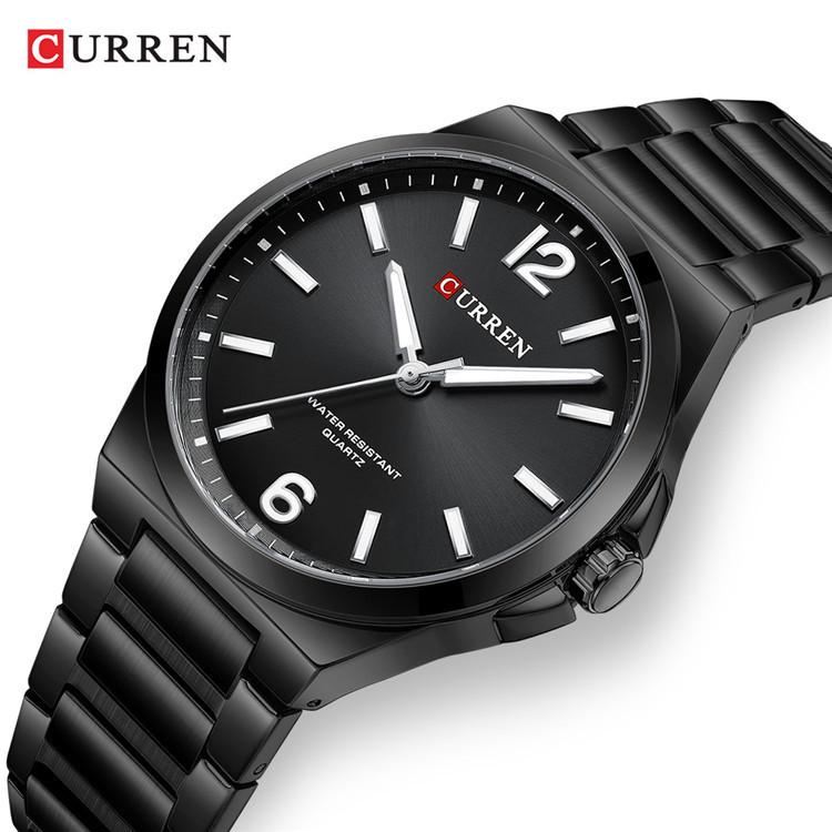 CURREN 8493 Men's Waterproof Stainless Steel Casual Quartz Business Wristwatch