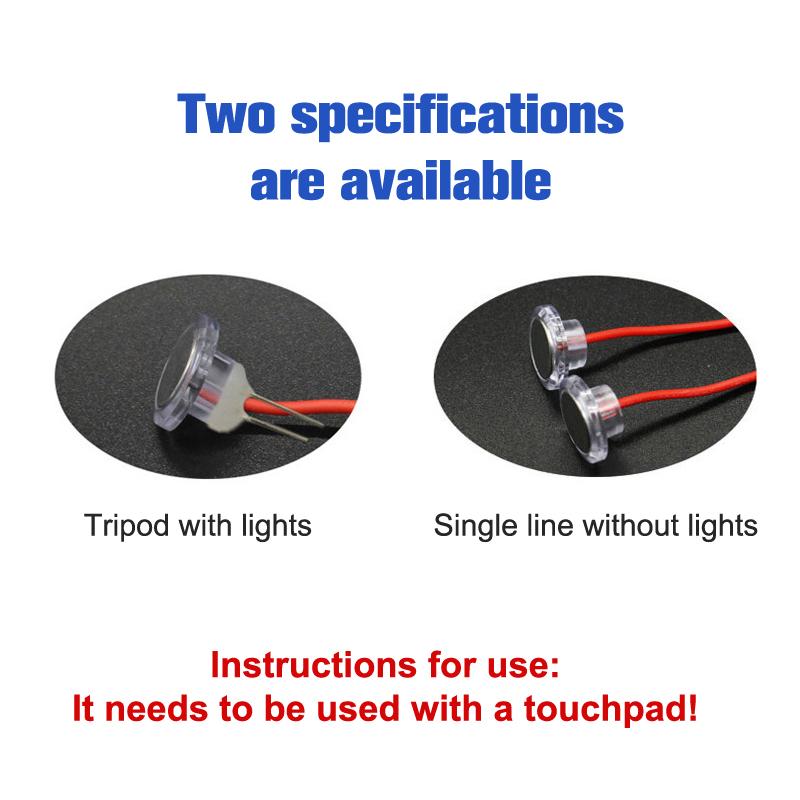 10Mm Touch Switch Bedside Table Lamp Dimming Touch Head Floor Lamp Touch Switch