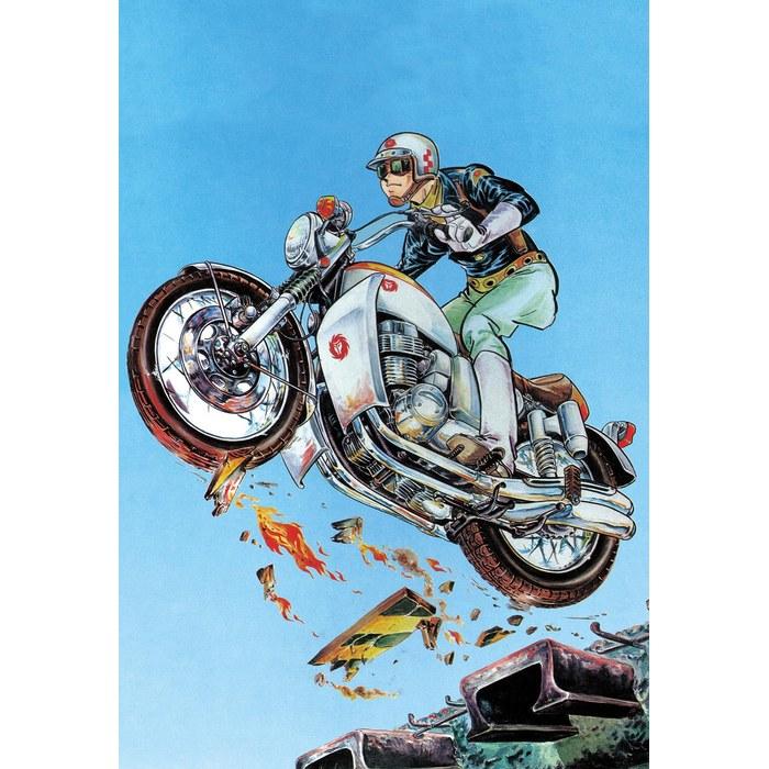 Aoshima Wild 7 The Bike Series No.SP Hiba-chan's CB750FOUR 1/12 Scale Plastic Model (Motorcycle) Molded Color