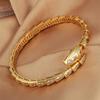 High-end Fashionable Light Luxury Geometric Snake-shaped High-jointed Bracelet Open Trend Bracelet