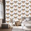 Rainbows and Butterflies Boho Wallpaper, White and Gray, for Living Room and Bedroom, 50x1000