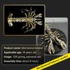 DIY Mechanical Assembly 3D Metal Lobster Stainless Steel Puzzle Decompression Model Kit Personalized Gift Toy