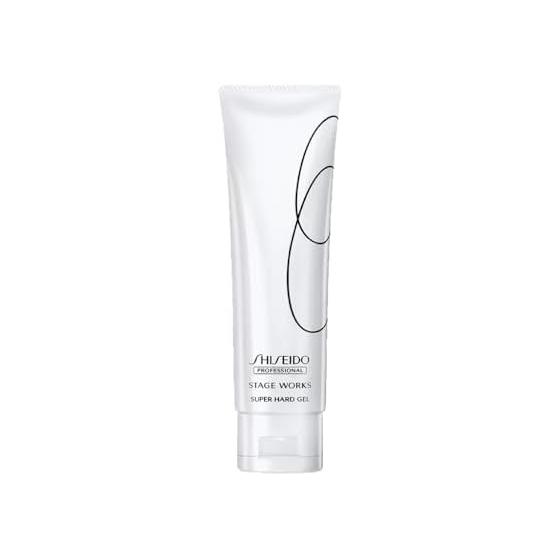 STAGE WORKS Super Hard Gel 120 г Гель-стайлер Суперсильная Фиксация Твердая Фиксация Очень Короткие Короткие Shiseido Professional