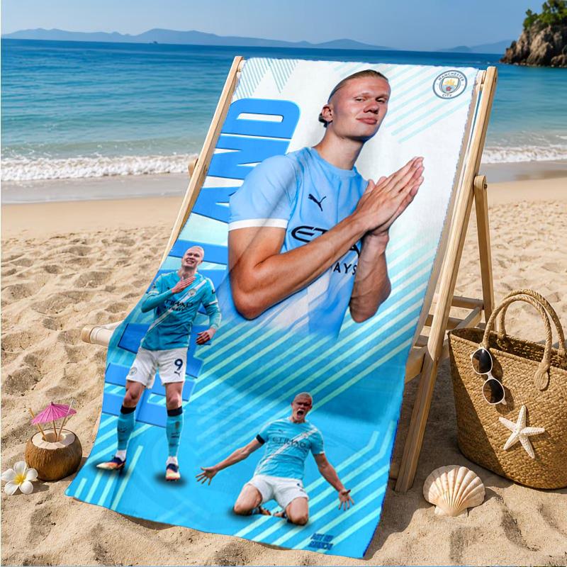 Haaland Beach Towel, Quick-drying, Easy To Care For, Suitable for Both Fitness and Beach Vacations,Sports Essential