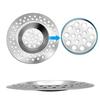 2pcs Stainless Steel Sink Strainer Plug, Multifunction Drain Cover Filter For Home Bathroom, Home Essentials, Bathroom Tools