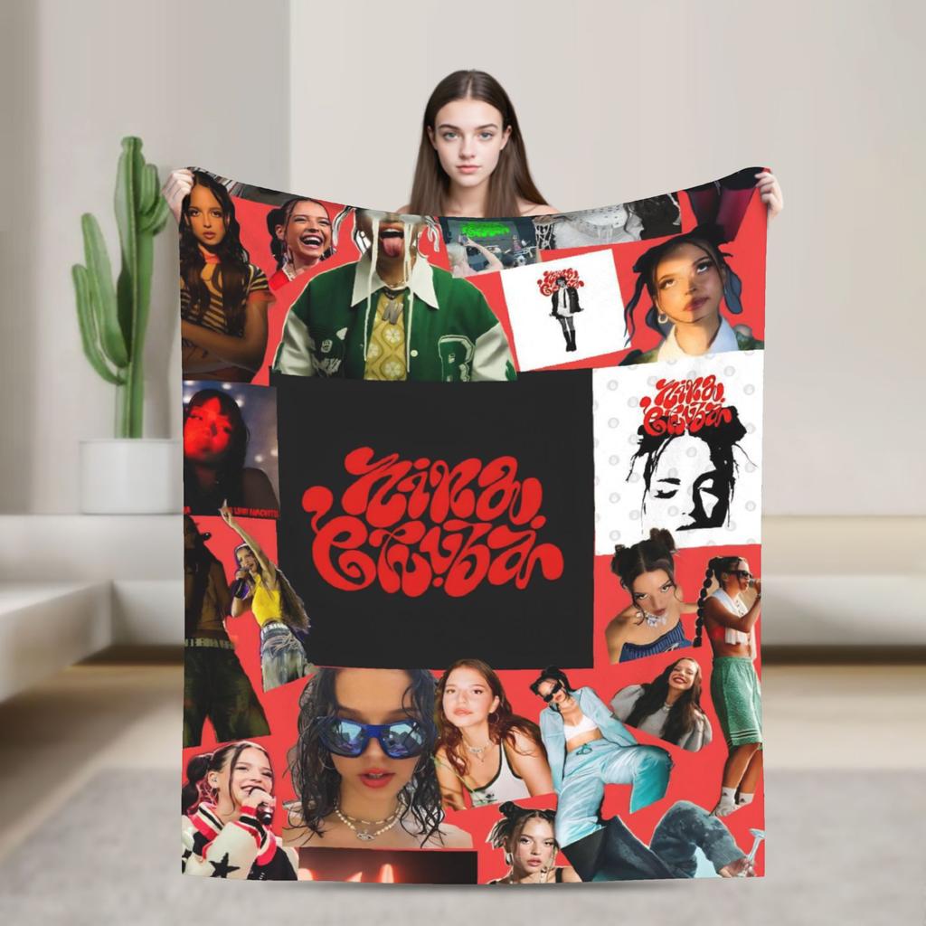 Warm Blanket Travel Office Nina Chuba 2025 Tour  Throw Blanket  Flannel Bedspread For Couch Chair Street Trend Sofa Bed Cover