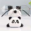 Cute Inverted Panda Glasses Holder Office Desk Glasses Stand Sunglasses Storage Rack Home Bedroom Decoration Ornament Gift
