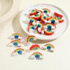 Colorful Creative Cartoon Eraser Set: Rainbow Gift for Kids' Stationery