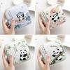 New PVC Sanitary Pads Bag Panda Large Capacity Cosmetic Bag Multipurpose Lipstick Earphones Storage Coin Purse