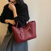 Woven Women's Large Tote Bag - 2026 Style, High-Capacity Casual Work Shoulder Bag