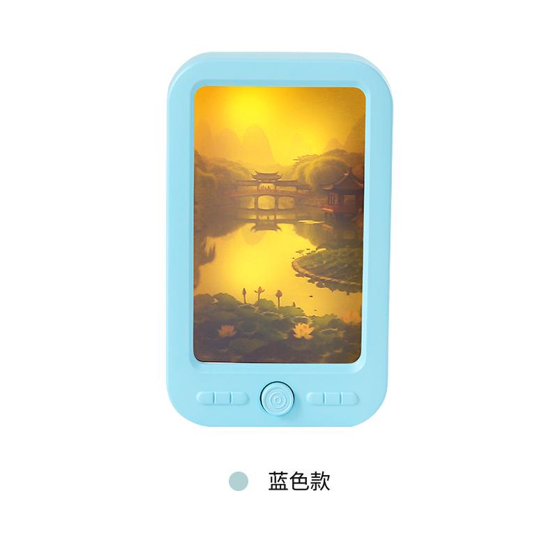 

LED Mini Painting Night Light Switch Plug-In LED Light Eye Protection Night Light Lamp Use For Bedside Baby Feeding Living Room EU