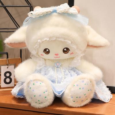 Superior-Grade 25/40Cm Kawaii Premium-Quality Dress Superior-Grade Princess Superior-Grade Sheep Premium-Quality Plush Play Sets First-Class