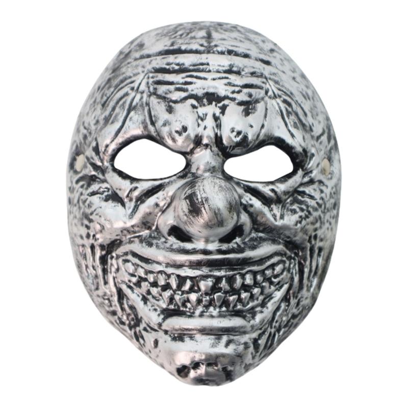 Halloween Mask Masquerade Mask Funny Clown Mask Mardi Gras Mask Scary Latex Full Face Mask for Cosplay Party Props