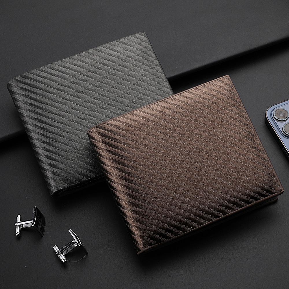 Carbon Fiber Money Clip & Card Holder Wallet for Men