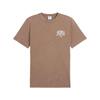 T Shirts Men's Khaki Crew Neck Thin Straight Fit 687515-93