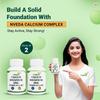 Nveda Calcium Supplement 1000 Mg with Vitamin D3 Magnesium Zinc K2 B12 for Bone Joint & Immunity Support Pack of 2X 60 Tablets