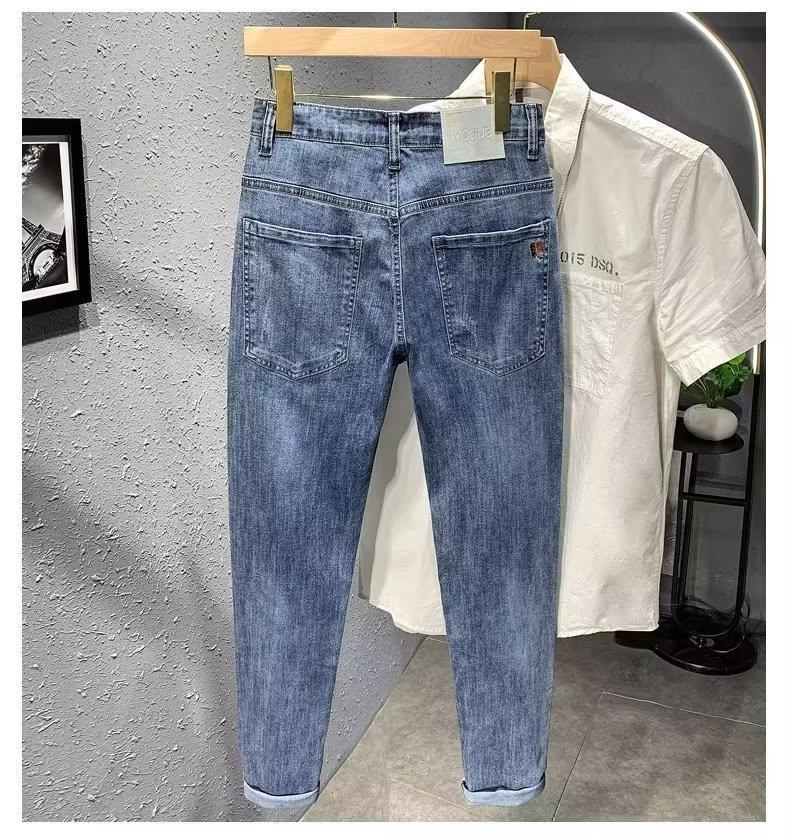 Джинсы мужские JYL Американская стирка Винтажные Свободные Прямые Японский деним 32