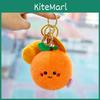 Orange Anhänger Schlüsselanhänger Mit Weichem Kurzem Plüsch Für Mädchen Und Jungen Geschenk