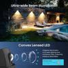 3 Colors RGBW Outdoor Wall Light Multicolor Solar Fence Lights New LED Solar Wall Light  Porch