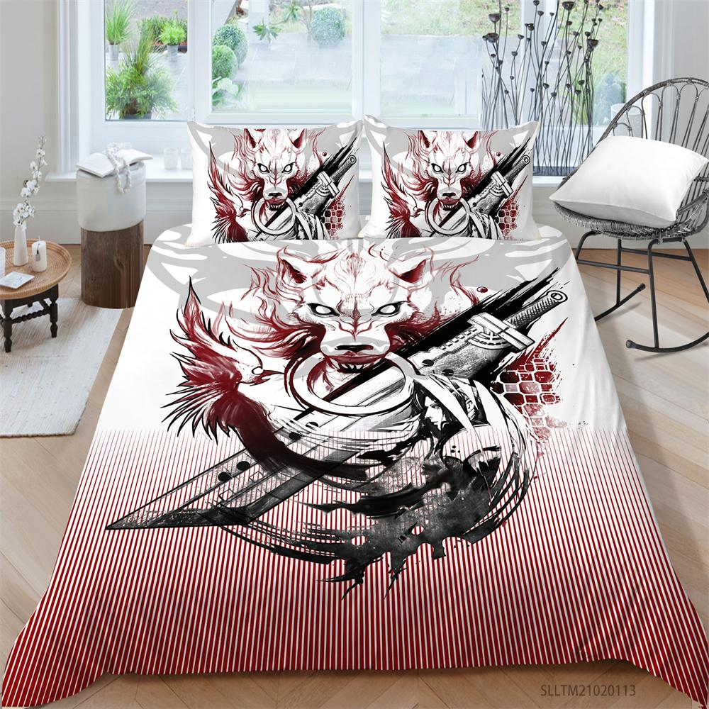 Bed Set Home Decor Bedding Set 3D Creative Soft Bedclothes Comforter Duvet Cover Microfiber Quilt Cover