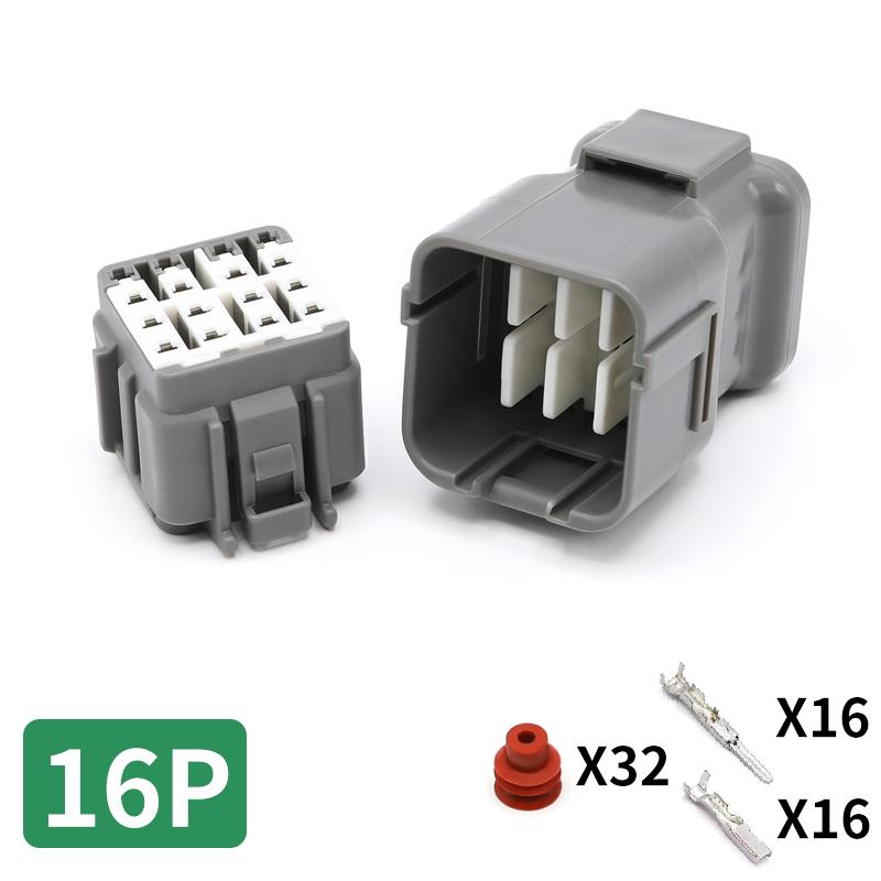 5/10/100 sets 6195-0003 Sumitomo DL type 2Pautomotive waterproof connector fog lamp plug connector male female terminal sheath