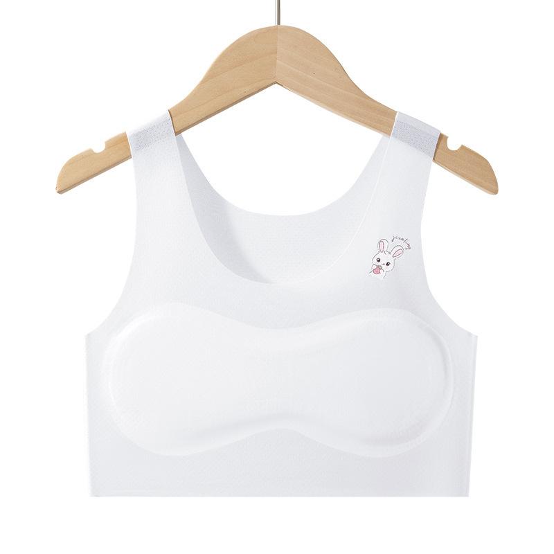 Less bra development stage two-stage vest primary school students middle and older children clouds thin breathable