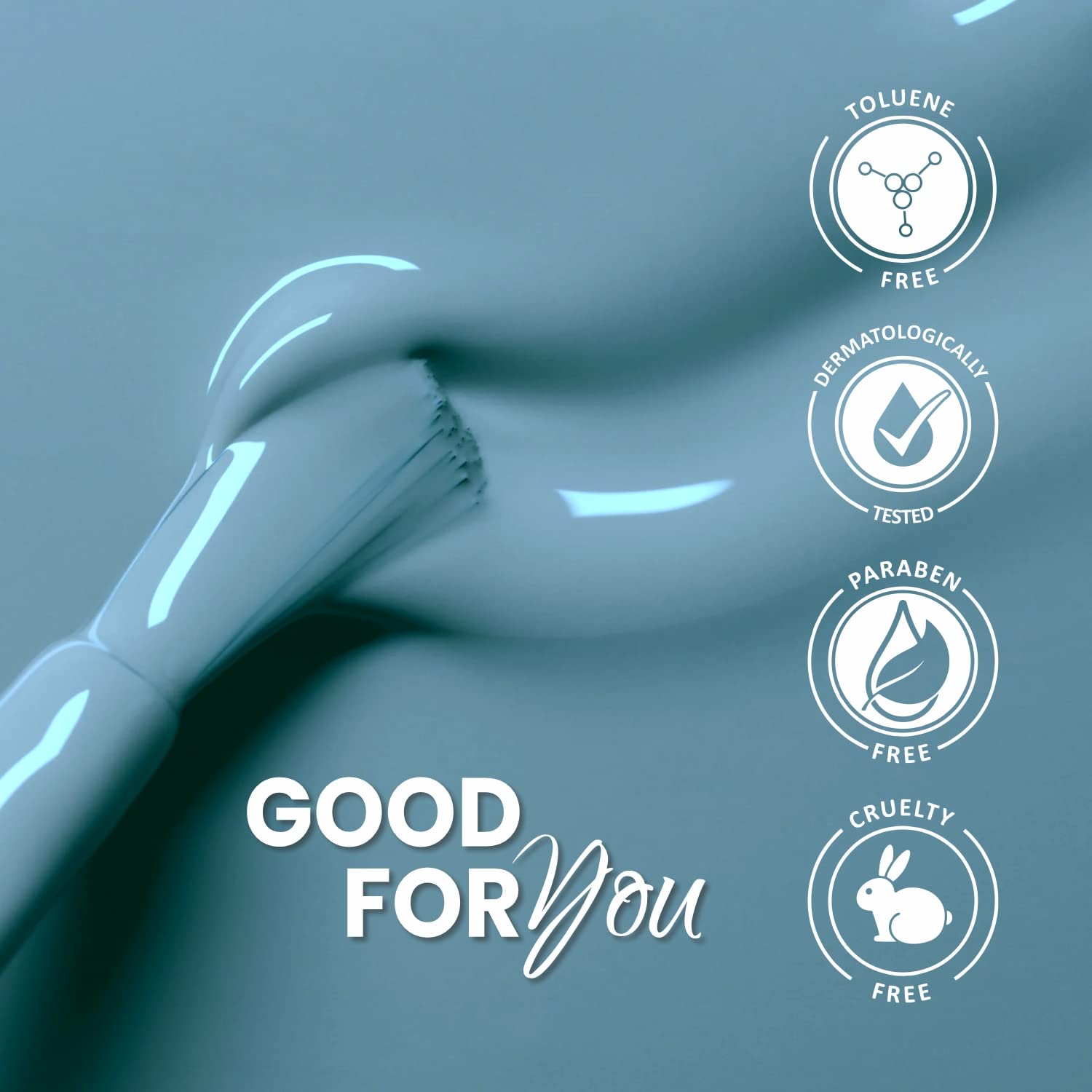 Матовый лак для ногтей премиум-класса | Плавное приложение | Быстрая сушка | Веган | — фото 3