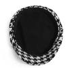 Visgraat Baret Nieuwsjongenspet Dames Vintage Geruit Bakkerspet Casual Vizier Platte Petten Dames Voor 56-58cm Hoofdomtrek