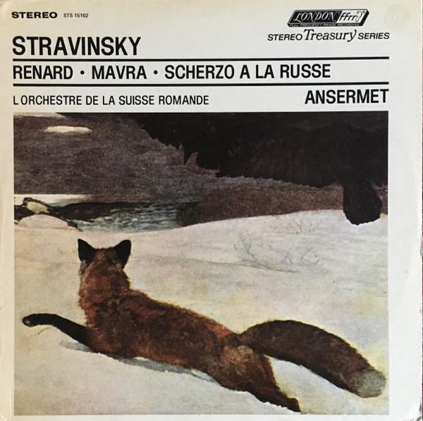 

LP Пластинка ИГОРЬ СТРАВИНСКИЙ, L ORCHESTRE DE LA - Ренар / Скерцо в русском стиле / Мавра STS15102 London Records 1970 США Классика Б/У