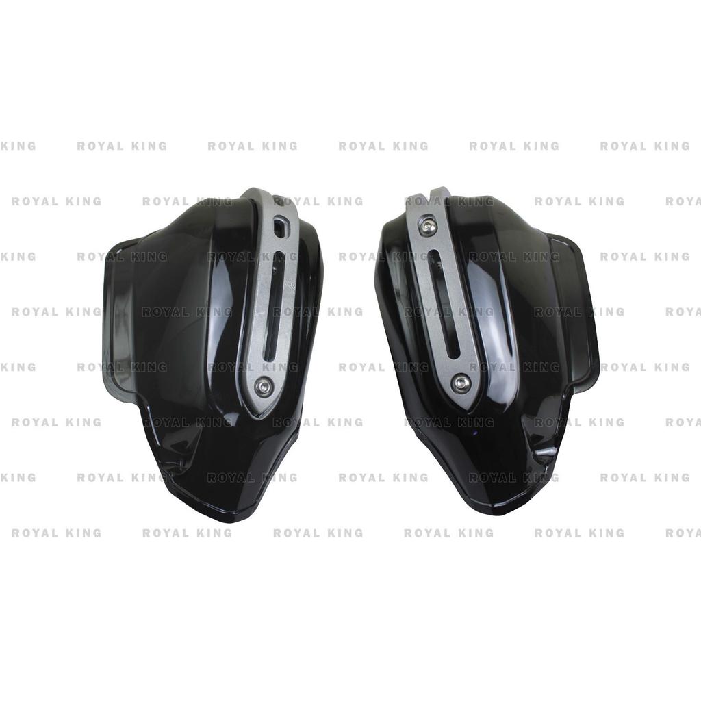 Fit For Universal Motorcycle Gloss "Black Hand Guard With Aluminum Support"