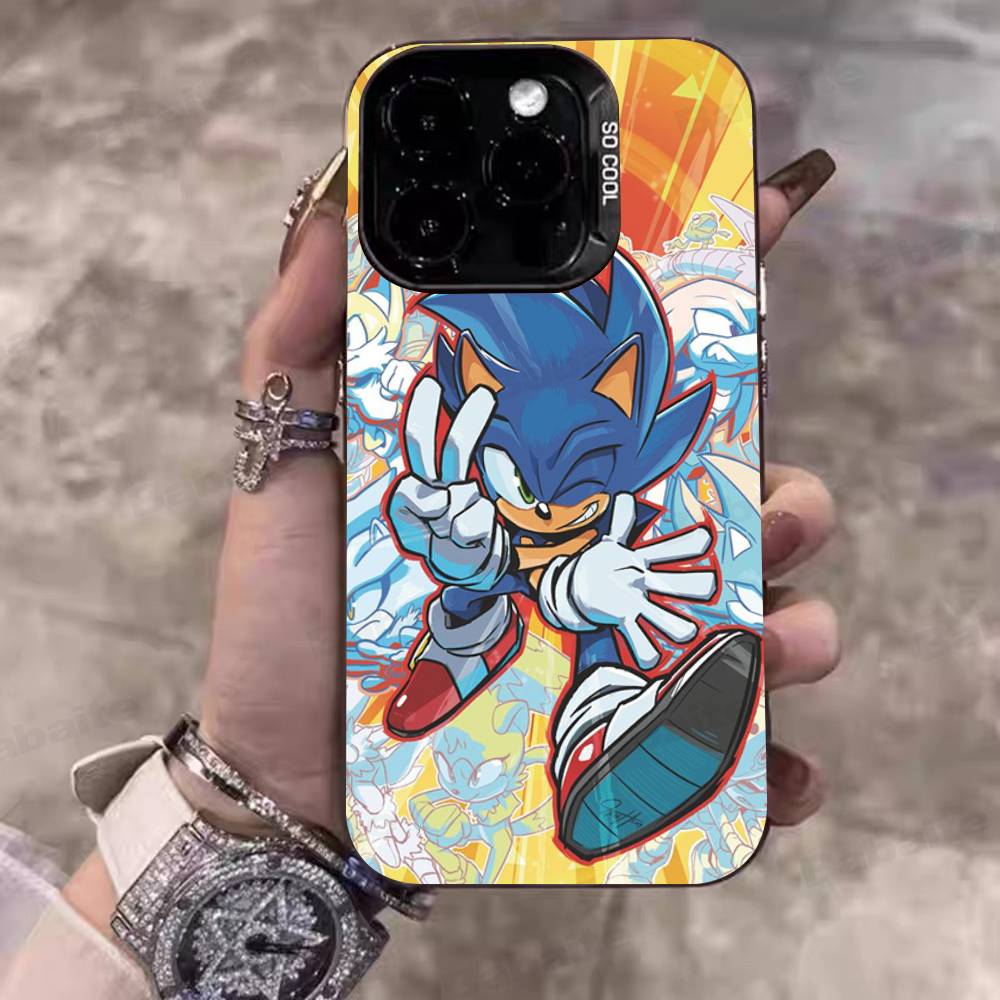 Game S-Sonic Movie Anime Color Phone Case For IPhone 17 16 15 14 13 12 11 Pro Max Plus Pro Shell